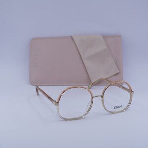 Chloe CH0032O 004 Round Eyeglasses 55mm - Orange